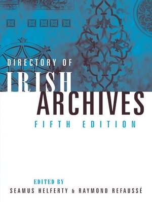 cover image of A directory of Irish archives